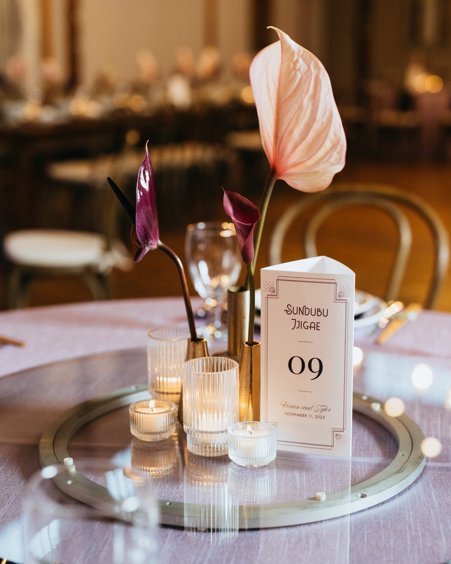 3-Sided Table Numbers