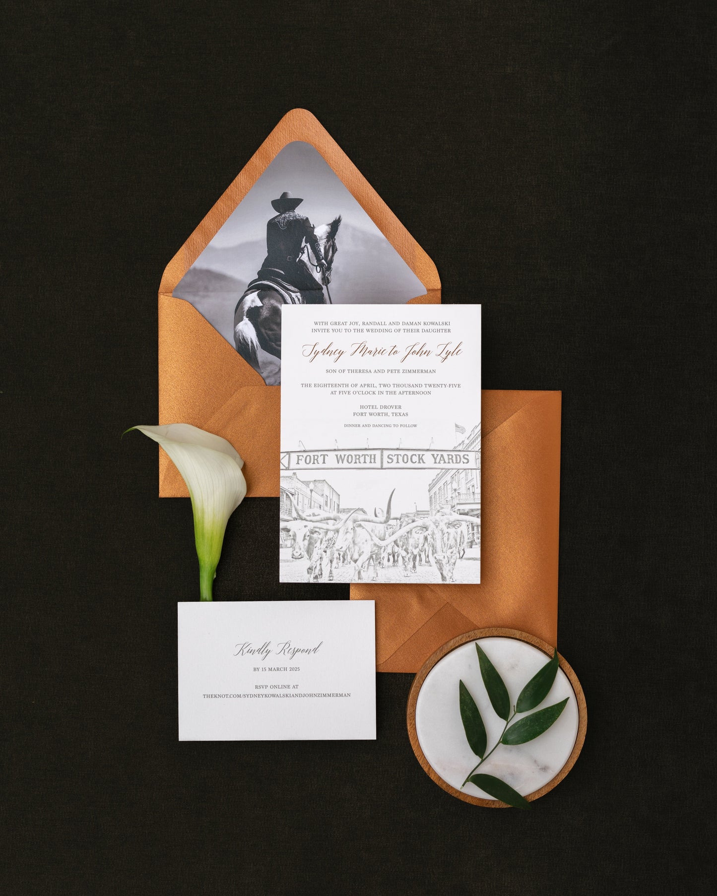 Fort Worth Stockyards Invitation Suite
